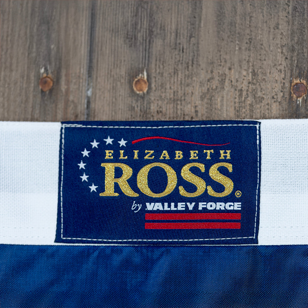 3' x 5' Elizabeth Ross Betsy Ross Flag with Embroidered Stars