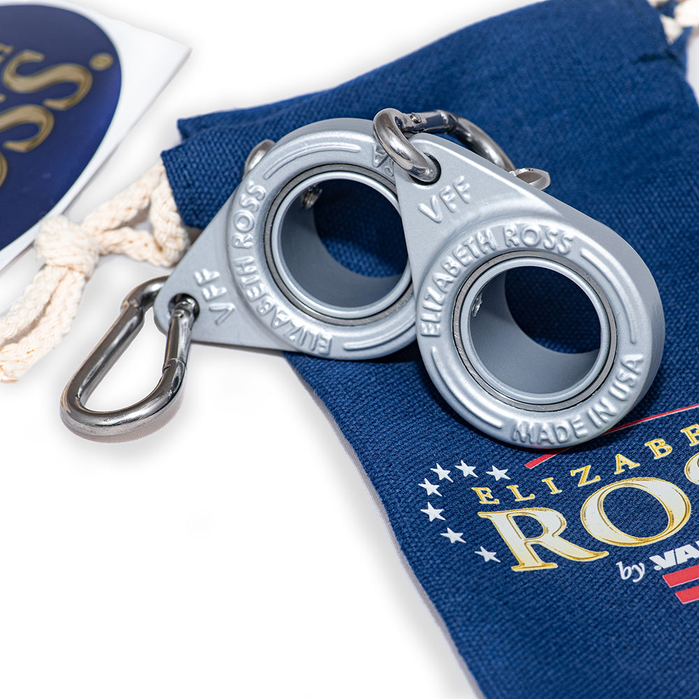 Silver Spinning Ring Set for 1” Flagpoles