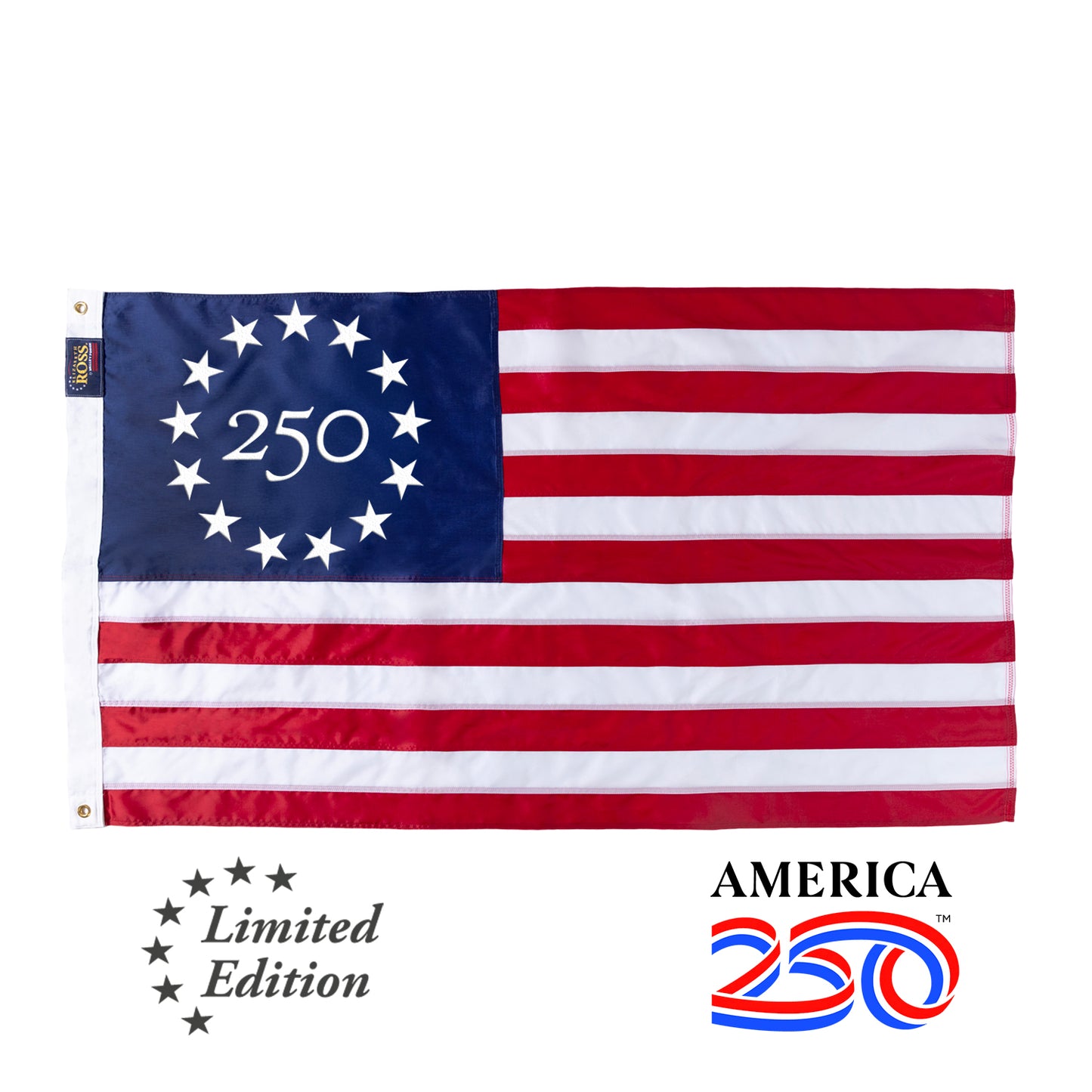 America 250™ 3' x 5' Betsy Ross Edition Commemorative Flag - Pre-Order
