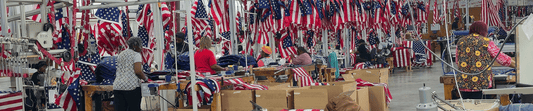 Elizabeth Ross Flags factory made in the USA - FMAA Certified