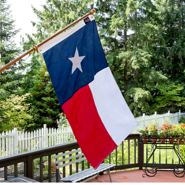 3' x 5' Elizabeth Ross Texas Flag with Appliqué Star – 2-Ply Spun Polyester