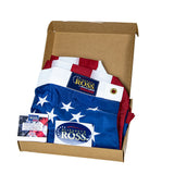 4’ x 6’ Elizabeth Ross American Flag with Embroidered Stars