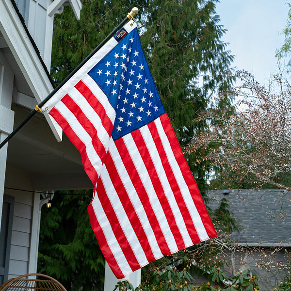 4’ x 6’ Elizabeth Ross American Flag with Embroidered Stars