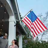 4’ x 6’ Elizabeth Ross American Flag with Embroidered Stars