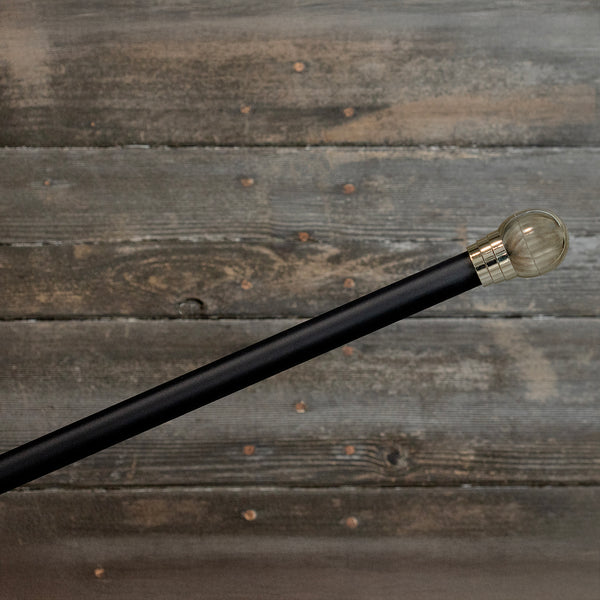 6’ Black Aluminum Flagpole with Gold Finial