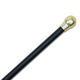 6’ Black Aluminum Flagpole with Gold Finial
