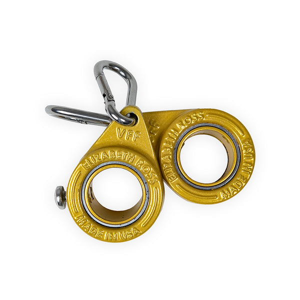 Gold Spinning Ring Set for 1” Flagpoles