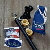 Premium Flag Display Accessory Bundle - Black/Gold
