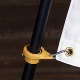 Premium Flag Display Accessory Bundle - Black/Gold