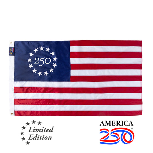 America 250™ 3' x 5' Betsy Ross Edition Commemorative Flag - Pre-Order